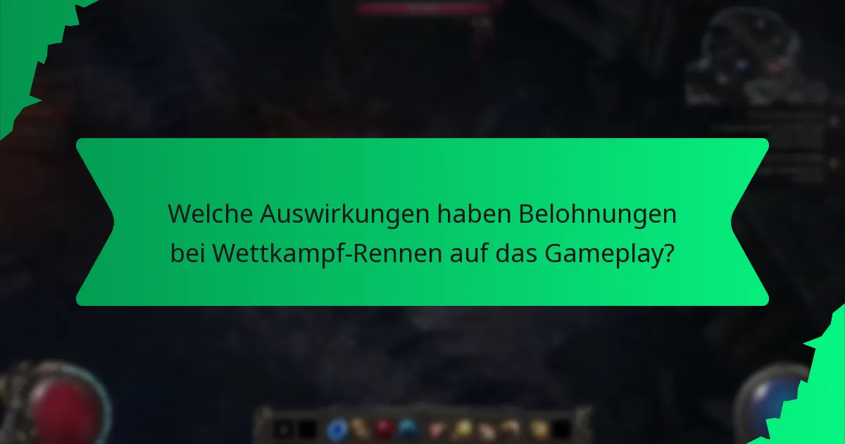 Welche Auswirkungen haben Belohnungen bei Wettkampf-Rennen auf das Gameplay?